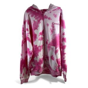 Comfrt NWT Minimalist Zip Up Hoodie in Strawberry Swirl Size 3XL